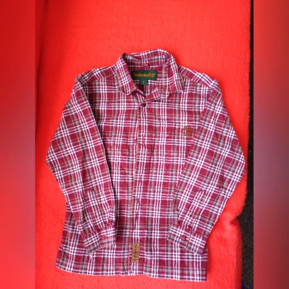 Timberland Boys Button Up Size 5